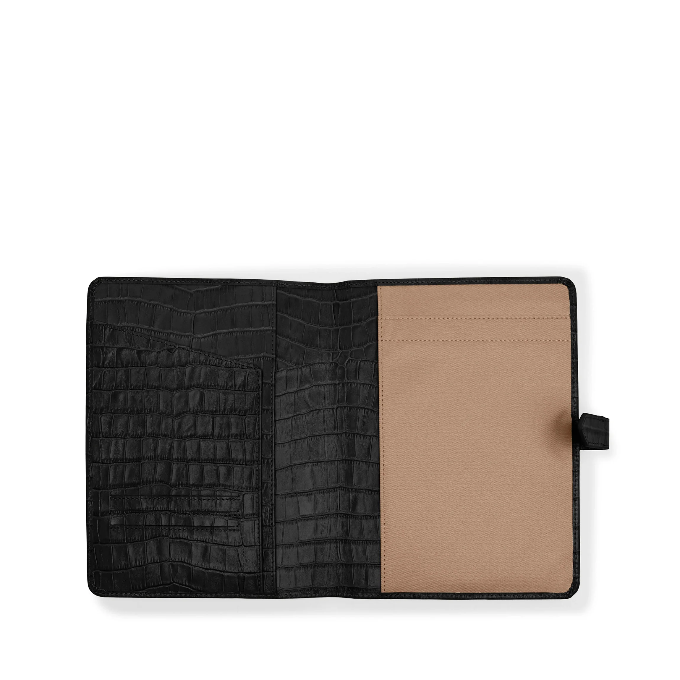 A5 Snap Journal Black Croc - Image 3