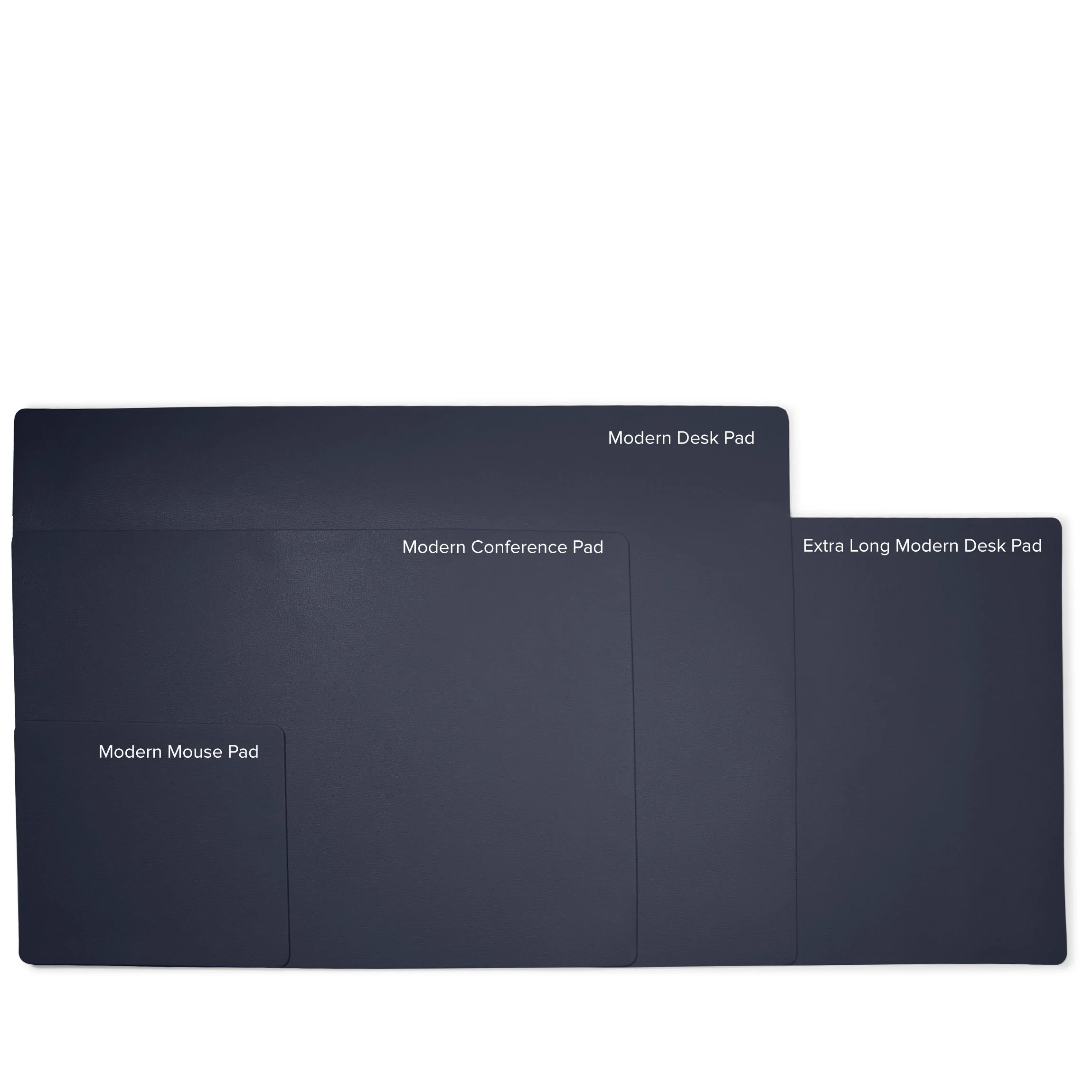 Extra Long Modern Desk Pad Midnight Blue - Image 8