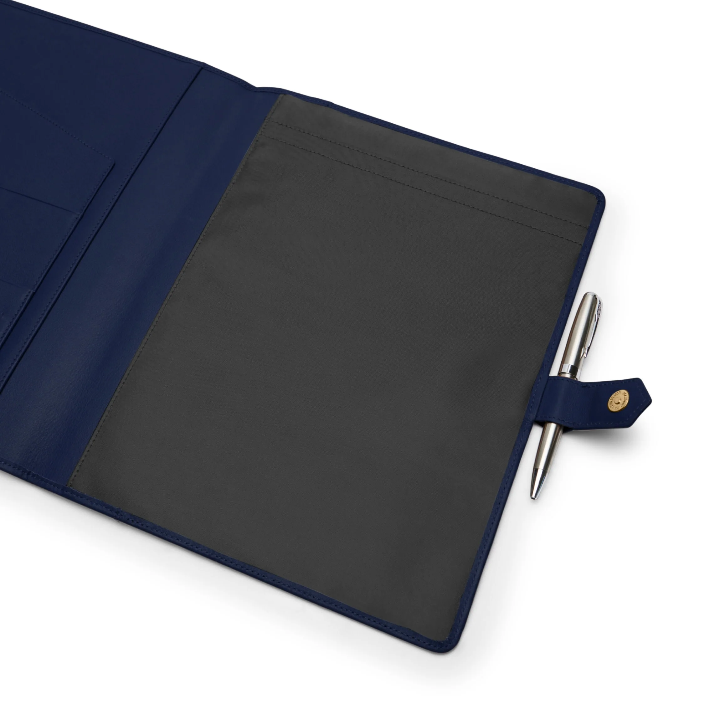 Letter Snap Spiral Journal Navy Blue - Image 3