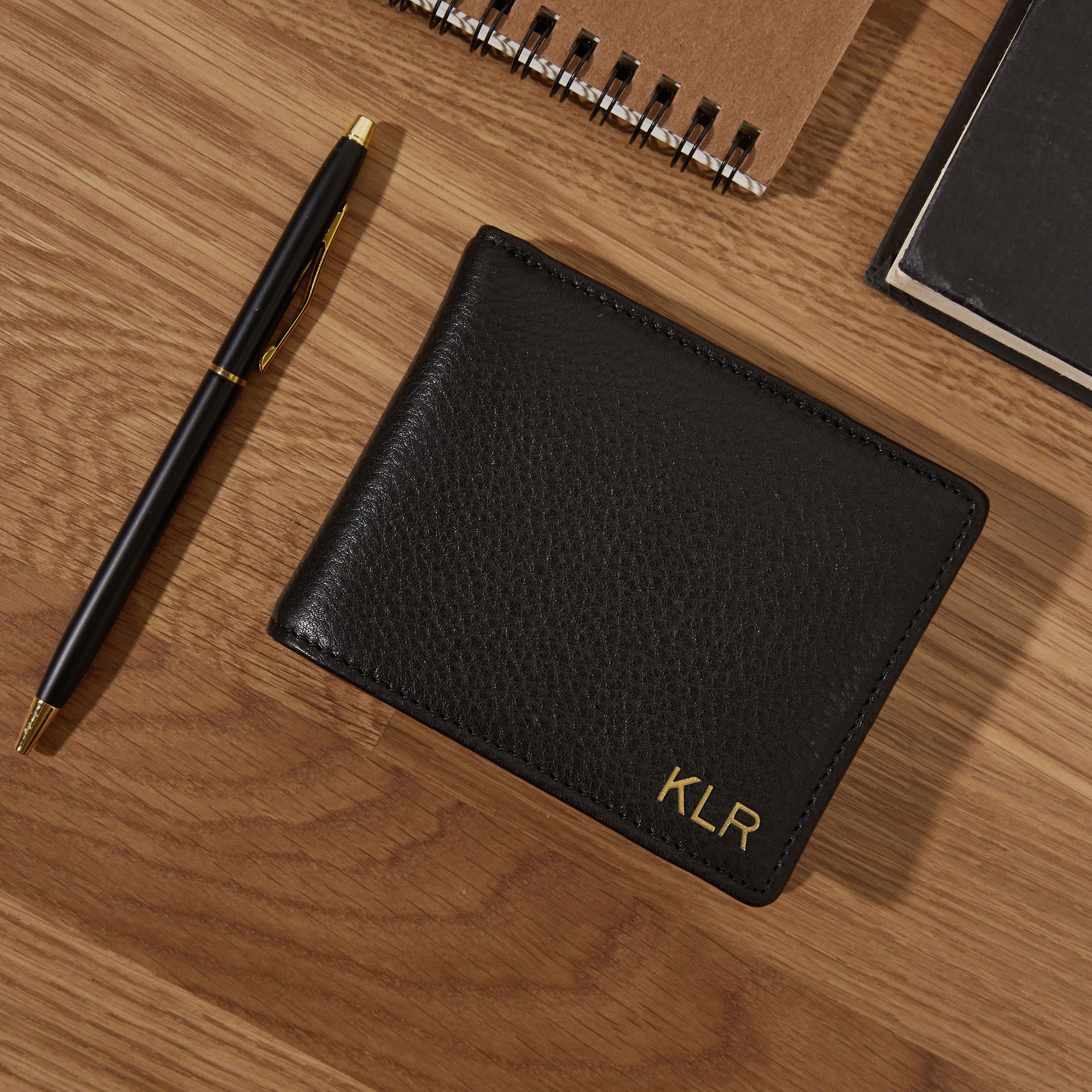 Thin Bifold Wallet RFID Black Onyx - Image 3