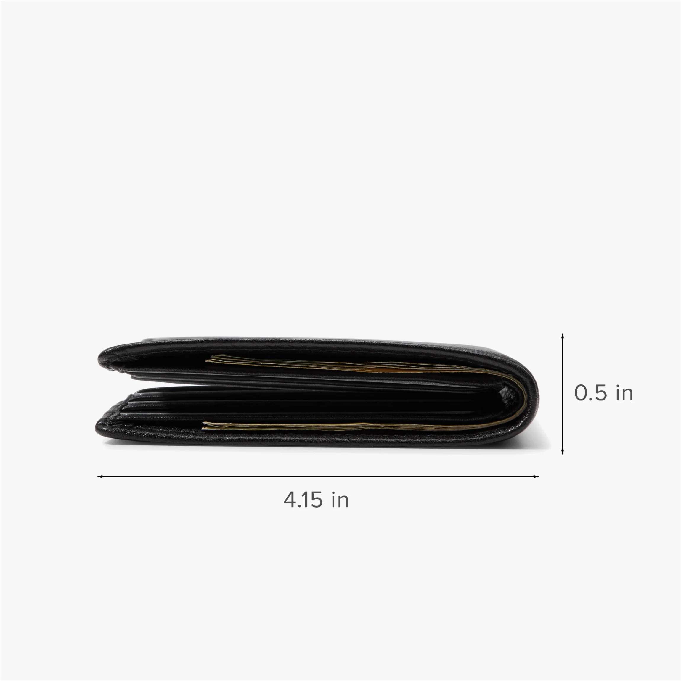 Thin Bifold Wallet RFID Black Onyx - Image 9