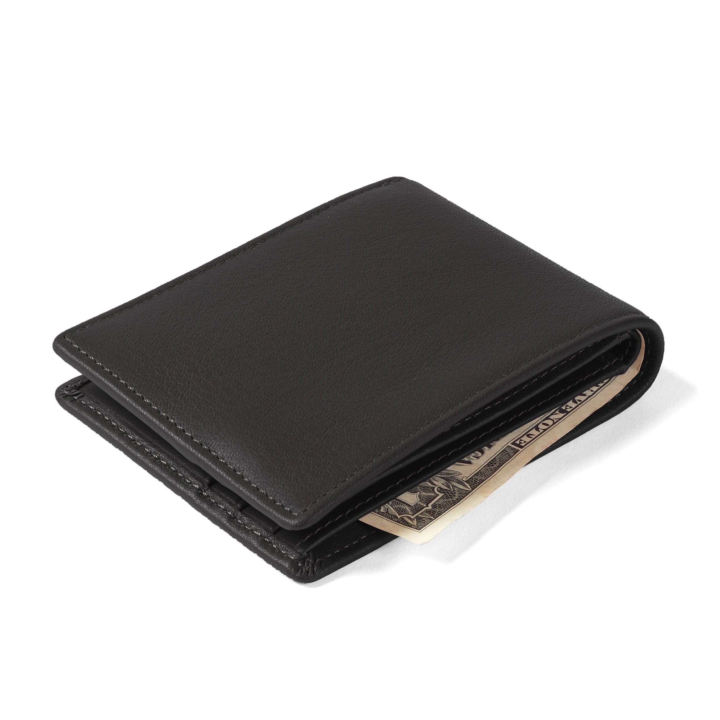 Thin Bifold Wallet RFID Black Onyx - Image 7